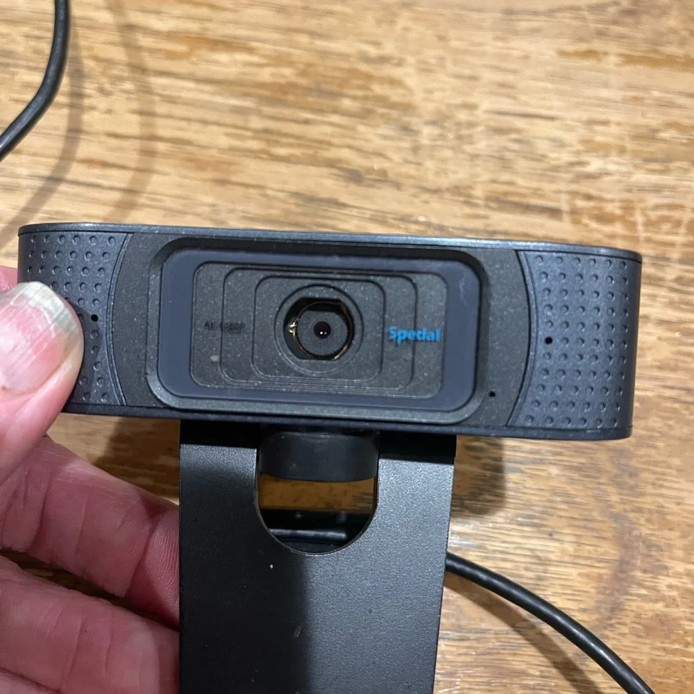 Logitech Black Webcam with Adjustable Stand